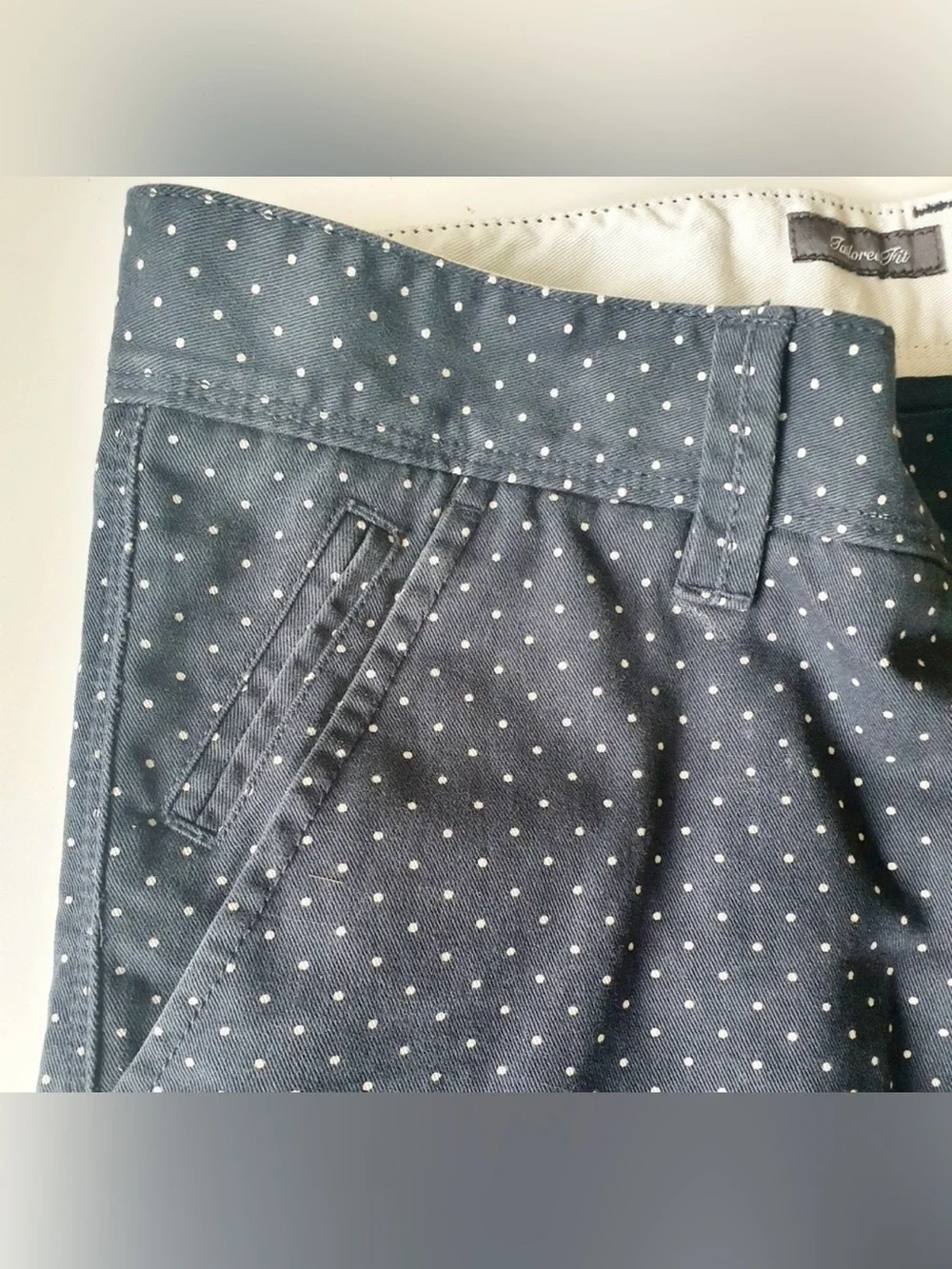 Banana Republic Hawkins McGill Navy Micro Dot Shorts | Men’s Size 34 EUC